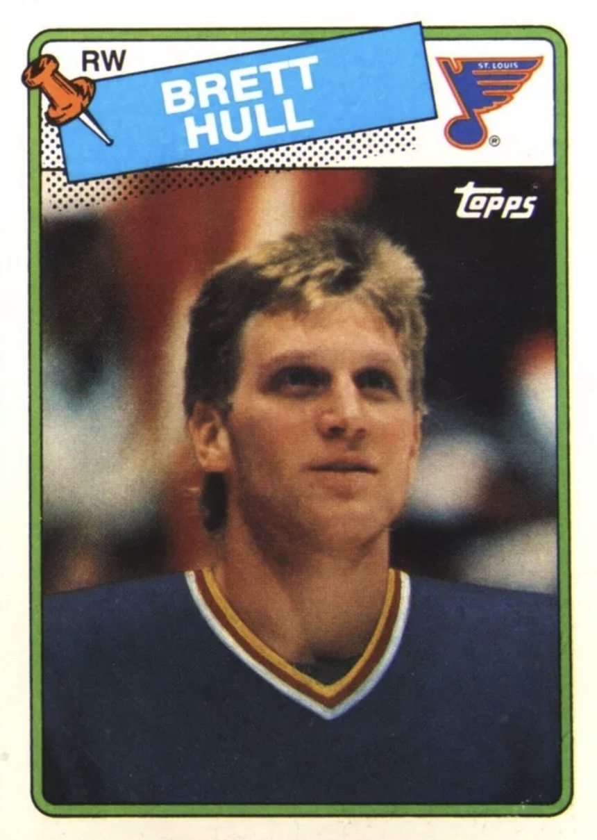 Brett Hull 1988 Topps