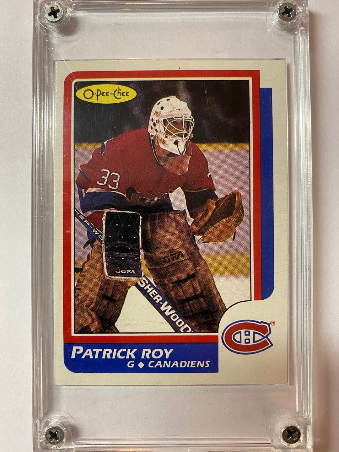Patrick Roy 1986 O-Pee-Chee